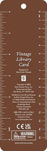 Load image into Gallery viewer, Vintage Library Card Beaded Bookmark