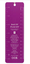 Load image into Gallery viewer, Book On, World Off Beaded Bookmark