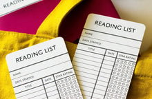 Load image into Gallery viewer, Reading List Tracker Bookmark