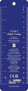 I Can't Adult Today Beaded Bookmark