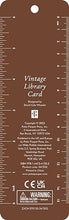 Load image into Gallery viewer, Vintage Library Card Beaded Bookmark
