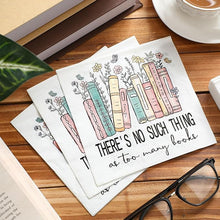 Load image into Gallery viewer, There&#39;s No Such Thing as Too Many Books Napkins 3 Ply 50 Pcs
