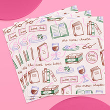 Load image into Gallery viewer, Book Club Paper Napkins | Reading Party Girls Night Decoration (25)
