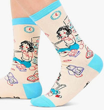Load image into Gallery viewer, Zmart Funny Socks for Book Lovers
