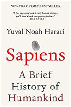 Load image into Gallery viewer, Sapiens: A Brief History of Humankind Book Club Bingo Set
