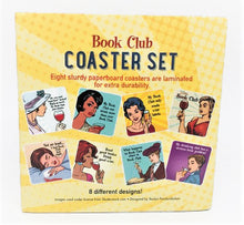 Load image into Gallery viewer, Book Club Coasters (8-piece Set)
