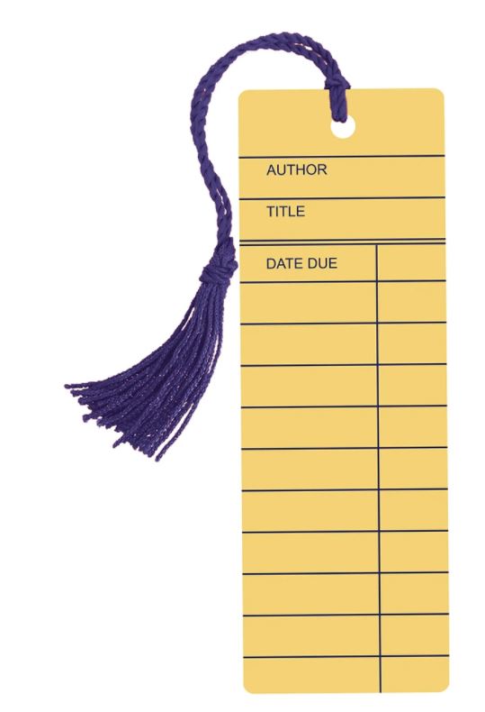 Library Card Bookmark