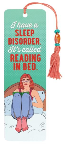 Sleep Disorder Beaded Bookmark