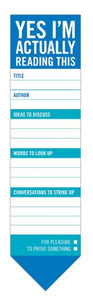 Yes, Im Actually Reading This Bookmark Pad